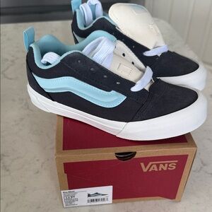 Vans Kids Shoes - navy and light Blue